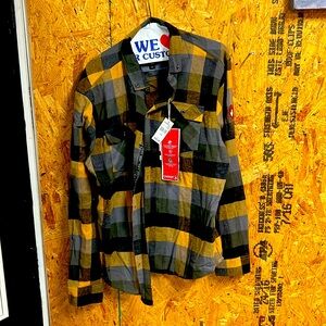 One brand new Canada weather gear flannel